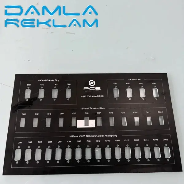 Makine Panel Etiket