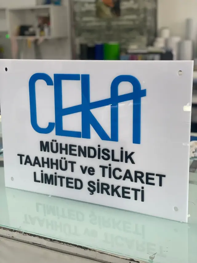 Pleksi Kesim Ankara - proje örneği 4 - Ankara Etiket